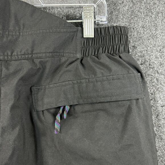 Vintage Alpine Design Gore-Text Ski Pants Men's Medium Black Fleece Lined Snow - Picture 7 of 15